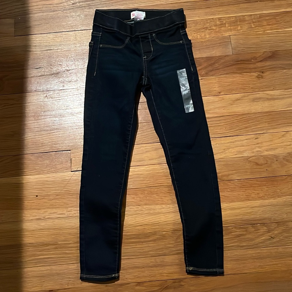 Girls Denim Jeggins